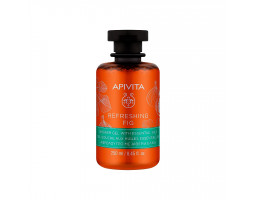 Apivita Гель для душу з ефірними маслами Refreshing Fig Shower Gel with Essential Oils, 250 мл