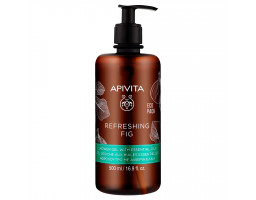 Apivita Гель для душу з ефірними маслами Refreshing Fig Shower Gel with Essential Oils, 500 мл