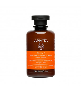 Apivita Шампунь восстанавливающий для силы и блеска волос с апельсином и медом Shine And Revitalizin