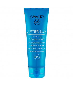 Apivita Гель-крем для обличчя й тіла після сонця After Sun Cool & Smooth Face & Body Gel-Cream, 100 мл