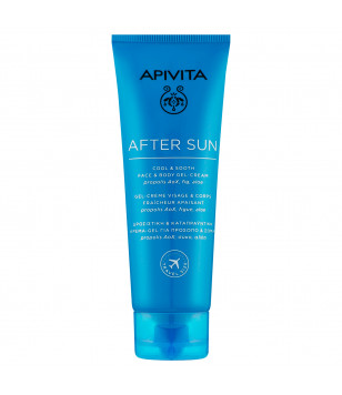 Apivita Гель-крем для лица и тела после солнца After Sun Cool & Smooth Face & Body Gel-Cream, 100 мл