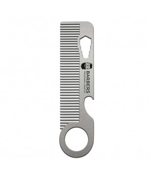 Barbers Металевий гребінець для бороди та волосся Metal Comb