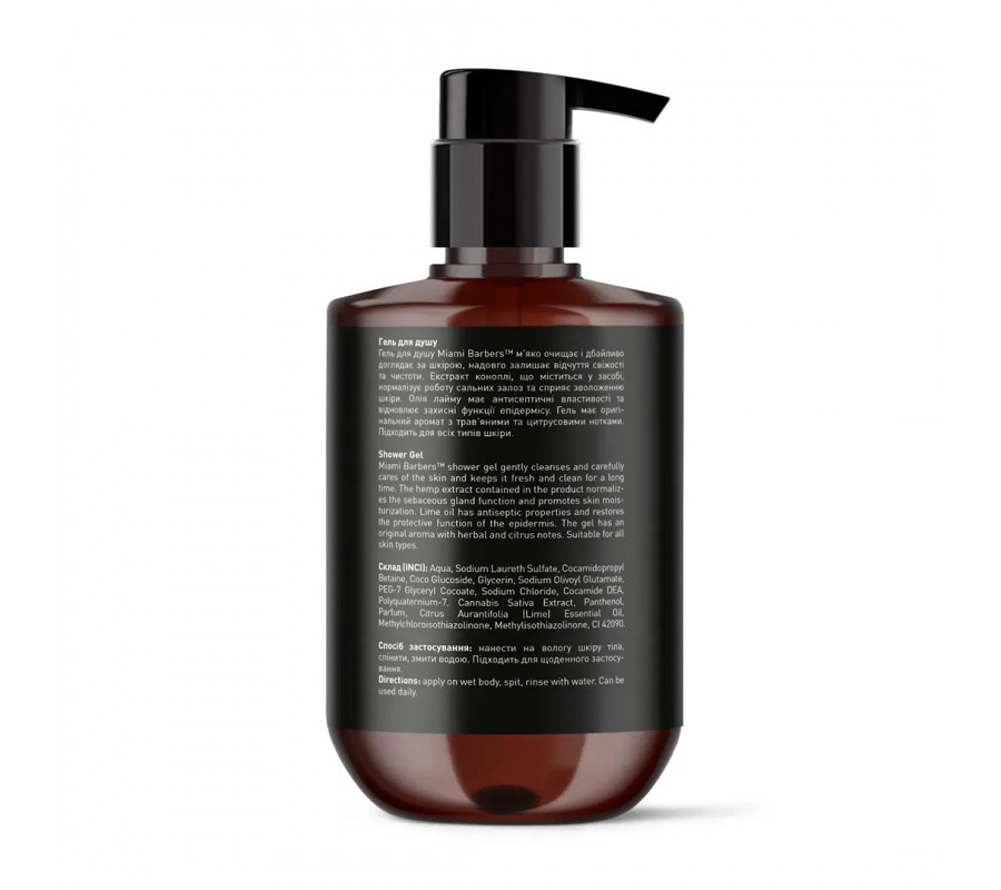 Barbers Miami — гель для душу, 500 мл