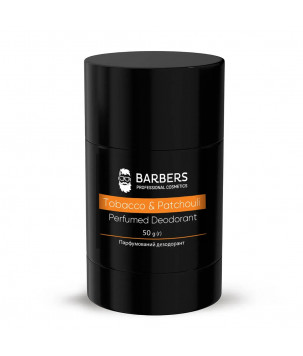 Barbers Парфумований дезодорант Tobacco & Patchouli, 50 г