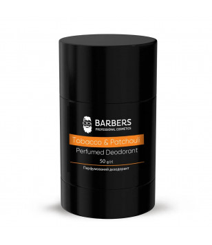 Barbers Парфумований дезодорант Tobacco & Patchouli, 50 г