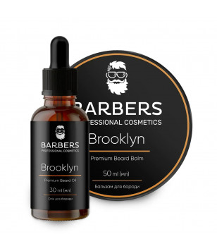 Barbers Набір для догляду за бородою Brooklyn, 80 мл