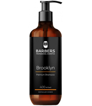 Barbers Шампунь для чоловіків проти лупи Brooklyn, 400 мл