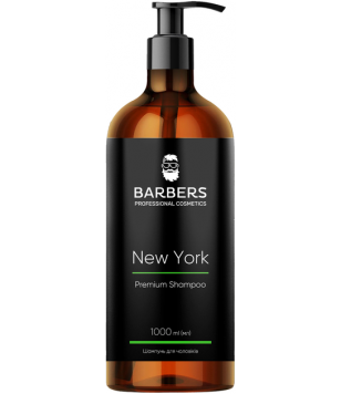Barbers Шампунь для мужчин тонизирующий New York, 1000 мл