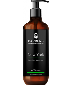 Barbers Шампунь для чоловіків тонізуючий New York, 400 мл