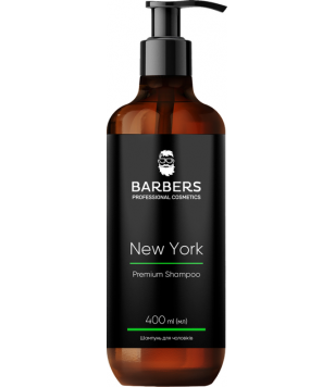 Barbers Шампунь для чоловіків тонізуючий New York, 400 мл