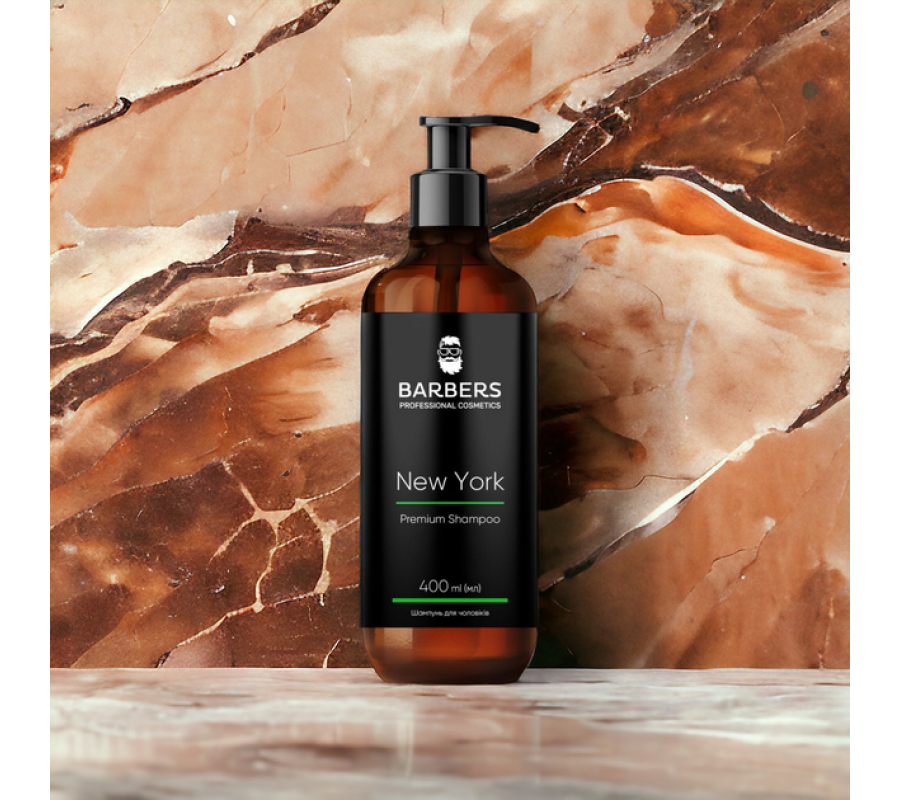 Barbers Тонізуючий шампунь для чоловіків New York 400 мл — купити в Україні