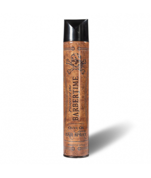 Barbertime Лак для волосся з оливковою олією Hairspray Shine Olive Oil, 400 мл