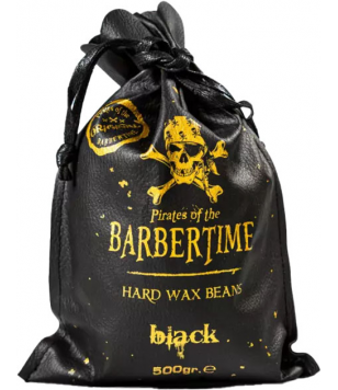 Barbertime Твердий віск для депіляції Hard Wax Beans Black, 500 гр