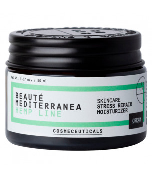 Крем для обличчя "Суперзелений зволожувальний" Hemp Line Cream Super Green Moisturizer Beauté Mediterranea, 50