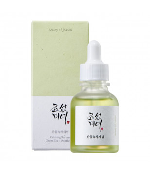 Сироватка для обличчя заспокійлива Calming Serum Green tea+Panthenol Beauty of Joseon, 30 мл