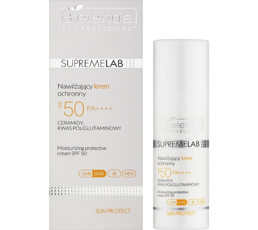 Supremelab Sun Protect Moisturizing Protective Cream SPF 50 Bielenda professional, 50 мл