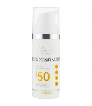 IS Supremelab Сатиновый защитный крем SPF 50 Bielenda professional, 50 мл