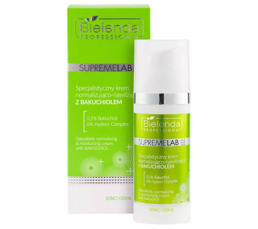 IS Supremelab Sebio Derm Specialist Нормалізуючий та зволожуючий крем Bielenda professional, 50 мл