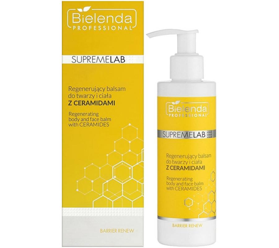 IS Supremelab Barrier Renew Регенеруючий лосьйон для обличчя та тіла з керамідами Bielenda professional, 190 м