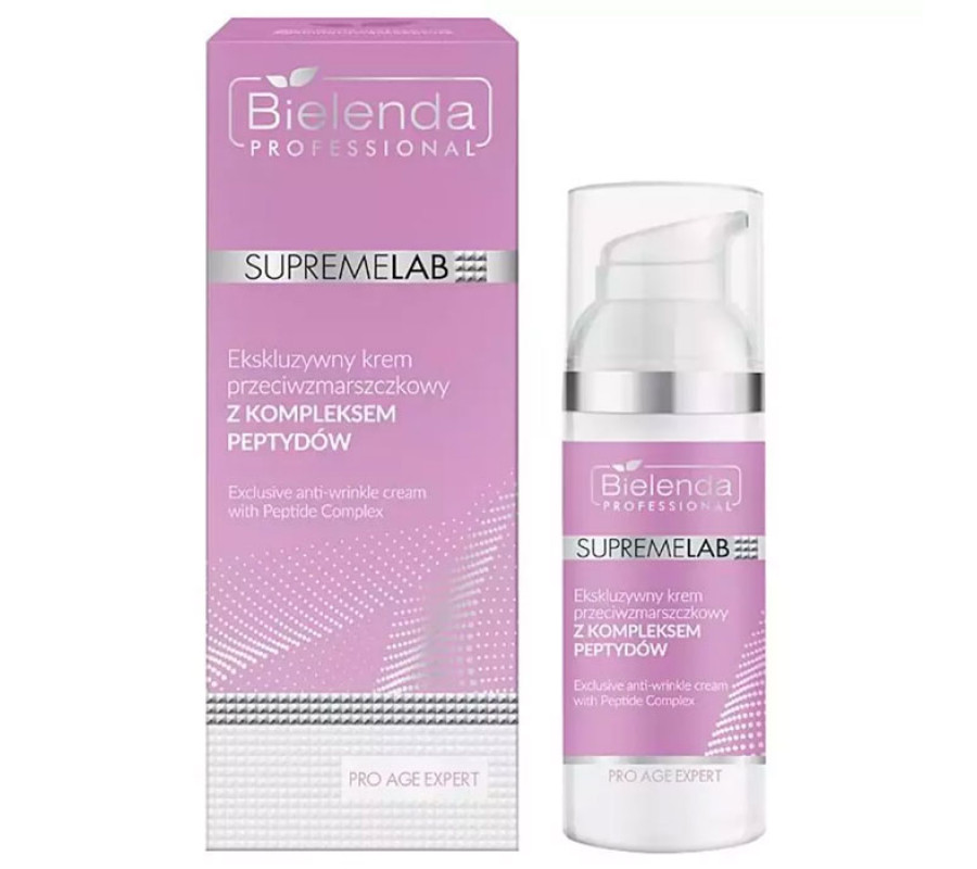 IS SUPREMELAB Ексклюзивний крем проти зморшок з пептидним комплексом Bielenda professional, 50 мл