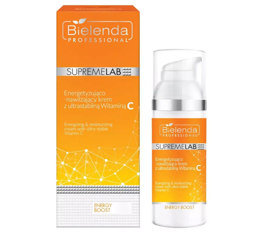 IS Supremelab Energy Boost Енергетичний та зволожуючий крем зі вітаміном С Bielenda professional, 50 мл