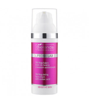 IS SUPREMELAB 5% регулюючий крем для обличчя з азелаїновою кислотою Bielenda professional, 50 мл