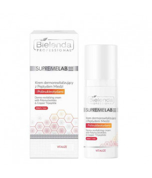 Supremelab Derm Дерморевіталізуючий крем з пептидами міді та полінуклеотидами Bielenda professional, 50 мл