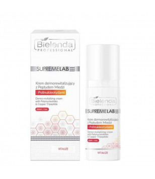 Supremelab Derm Дерморевіталізуючий крем з пептидами міді та полінуклеотидами Bielenda professional, 50 мл