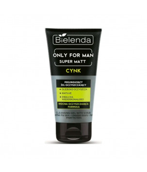 Bielenda Гель для вмивання обличчя Only For Men Super Mat, 150 г
