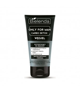 Bielenda Очищуючий гель для обличчя Only For Men Carbo Detox, 150 мл
