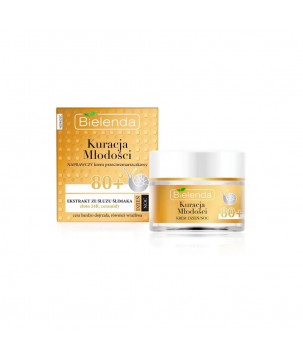 Bielenda Крем для обличчя Youth Therapy відновлюючий проти зморшок 80+ день/ніч, 50 мл