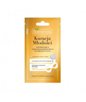 Bielenda Маска-патчі для шкіри навколо очей Youth Therapy ліфтинг листова проти зморшок, 10 г