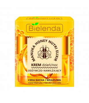 Bielenda Крем для лица Manuka Honey Nutri Elixir питательный и увлажняющий дневной/ночной для сухой