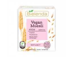 Bielenda Крем для обличчя Vegan Muesli Матуючий овес, пшениця, рисове молоко, 50 мл