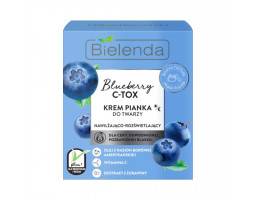 Bielenda Крем-пінка для обличчя Blueberry C-Tox зволожуюча та освітлююча, 40 г