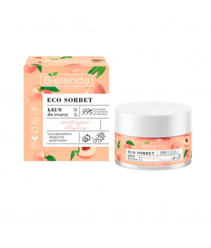 Bielenda Крем для обличчя Eco Sorbet Персик зволожуючий та живильний, 50 мл