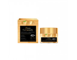 Bielenda Крем зволожуючий та зміцнюючий проти зморшок 40+ GOLDEN CERAMIDS день/ніч, 50 мл