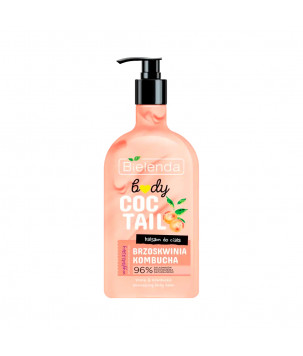 Bielenda Лосьйон для тіла розгладжуючий BODY COCTAIL ПЕРСИК, КОМБУЧА, 400 мл
