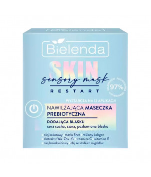 Bielenda Маска для обличчя зволожуюча SKIN RESTART SENSORY MASK, 50 мл