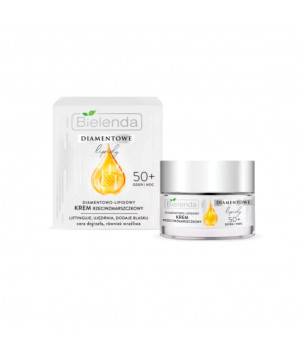 Bielenda Крем алмазно-ліпідний проти зморшок 50+ DIAMOND LIPIDS день/ніч, 50 мл