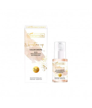 Bielenda База під макіяж Make-Up Academie BOOST ME UP Color Drops освітлююча 3 в 1, 15 мл