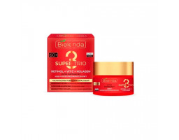 Bielenda Крем проти зморшок 60+ Ultra Repair SUPER TRIO RETINOL, VIT C, COLLAGEN день/ніч, 50 мл