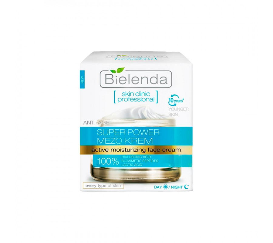 Bielenda Крем для обличчя Skin Clinic Professional денний/нічний з біоміметичними пептидами та гіалуроновою ки