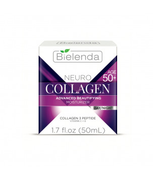 Bielenda Крем для обличчя Neuro Collagen ліфтинговий-концентрат проти зморшок 50+ день/ніч, 50 мл