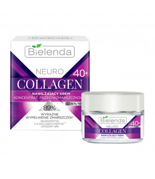 Bielenda Крем для лица Neuro Collagen увлажняющий-концентрат против морщин 40+ день/ночь, 50 мл