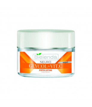 Bielenda Крем для лица Neuro Glicol, Vit. C отшелушивающий-корректор от морщин и пятен на ночь, 50 м