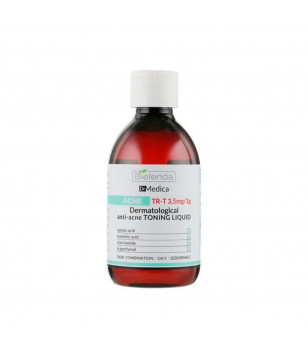 Bielenda Рідина для обличчя Dr Medica Acne дерматологічна тонізуюча проти акне обличчя, декольте, спина, 250 м