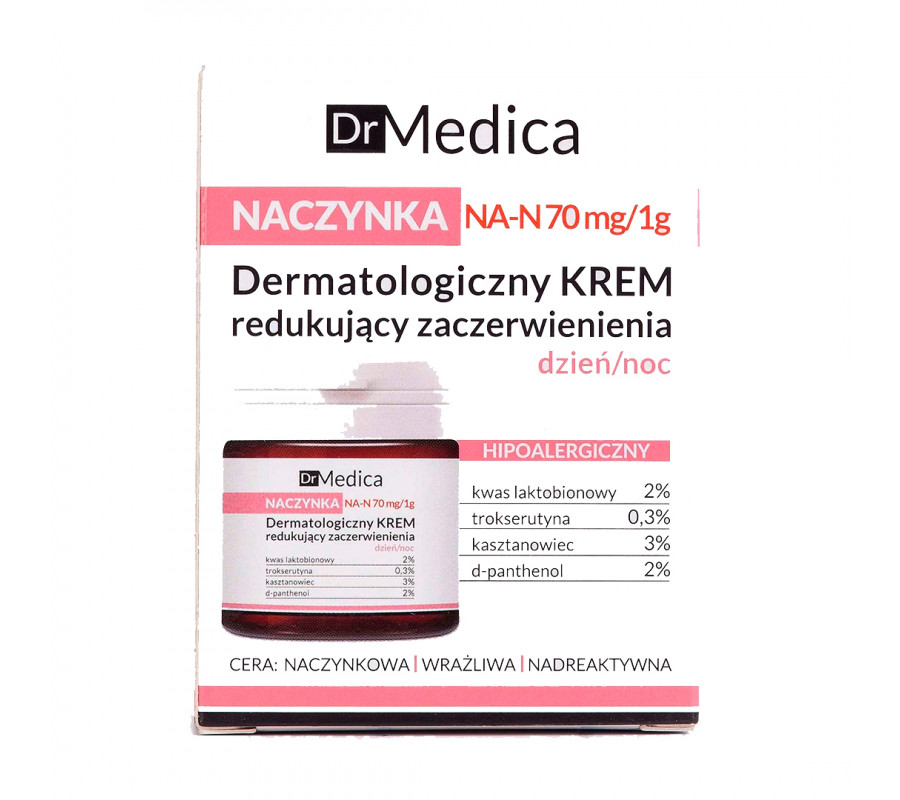 Bielenda Крем для обличчя Dr Medica Capillary дерматологічний для зменшення почервоніння день/ніч гіпоалергенн