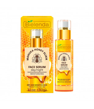 Bielenda Сыворотка для лица Manuka Honey Nutri Elixir питательная и увлажняющая дневной/ночной для с