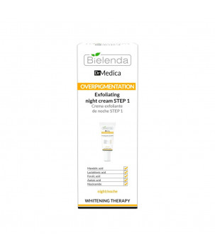 Bielenda Крем Dr Medica OVERPIGMENTATION Крок 1 відлущуючий нічний, 30 мл